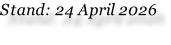 Stand: 24 April 2026