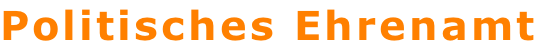 Politisches Ehrenamt